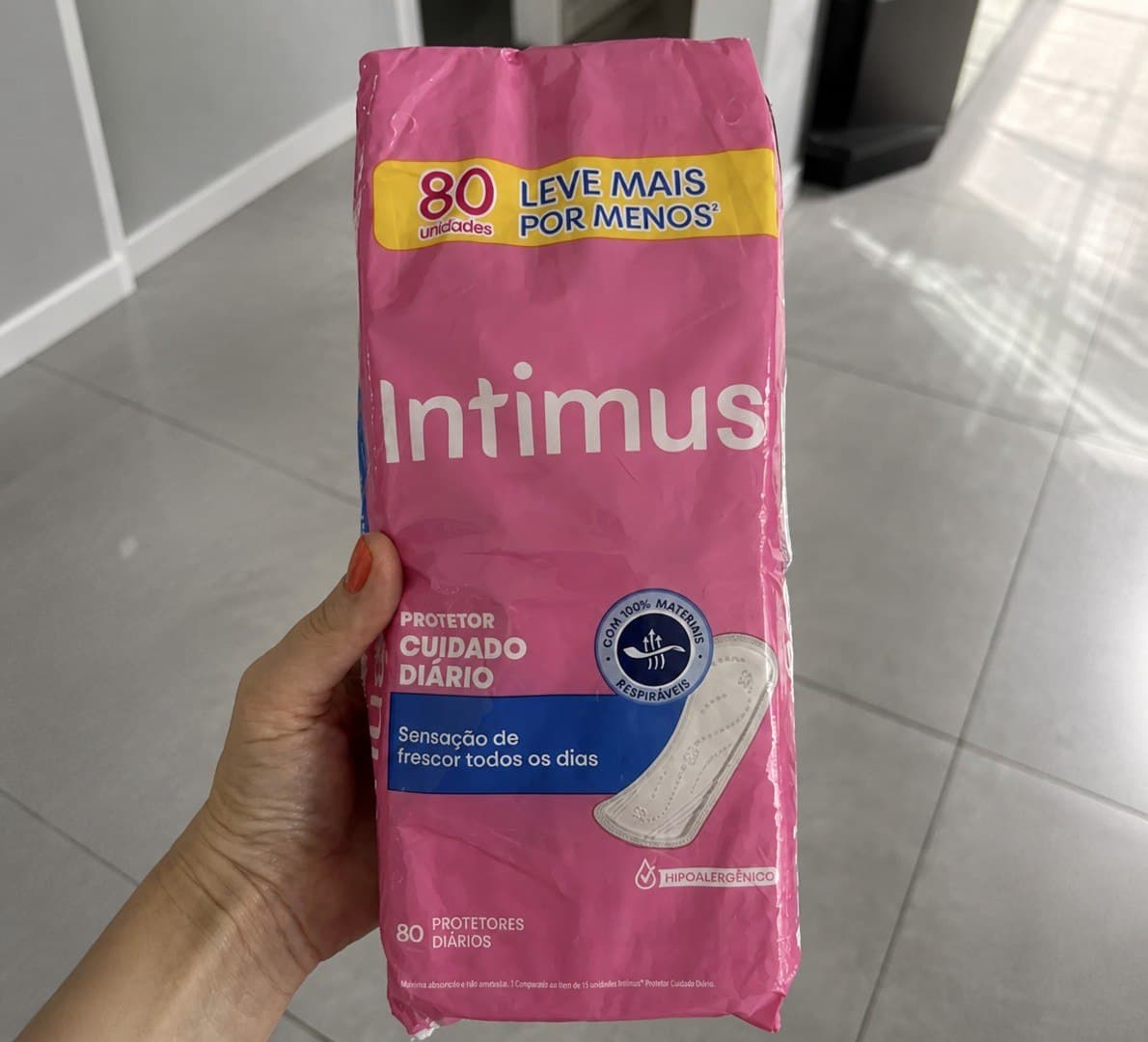 Protetor Diário Intimus Cuidado Diário - 80 unidades