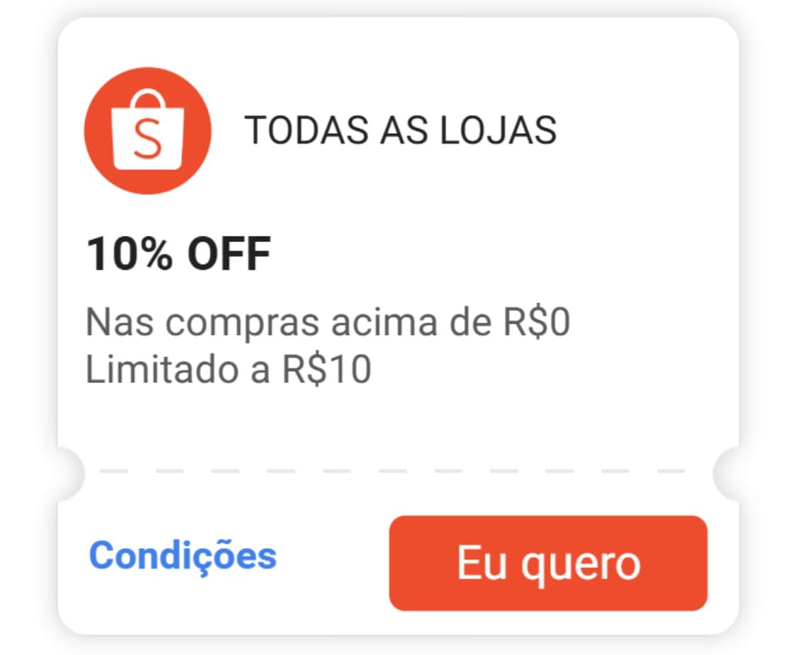 Cupom Shopee