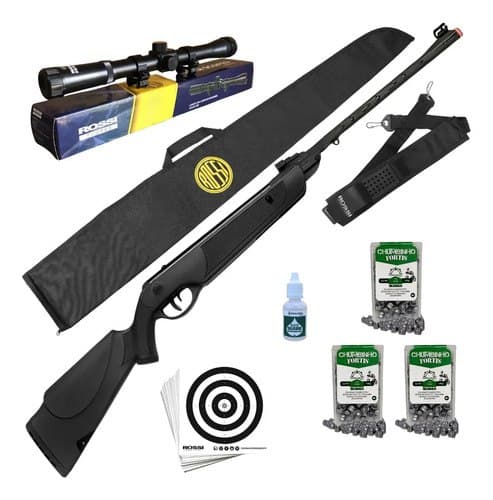 Carabina Dione Sport MH 5.5 Mola Rossi com Luneta e 300 Chumbos