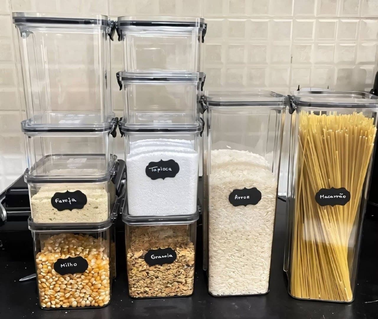 Kit 15 Potes Herméticos