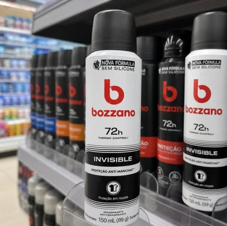 Desodorante Bozzano Aerossol Antitranspirante Masculino Invisible 150ml