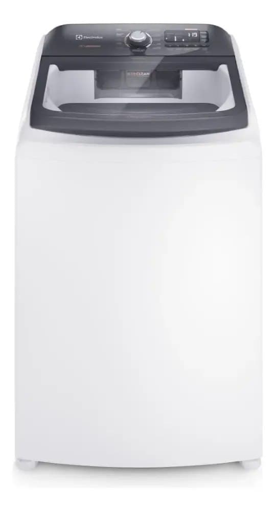 Máquina de Lavar Electrolux LEC15 Branca 15kg Premium Care com Cesto Inox Jet