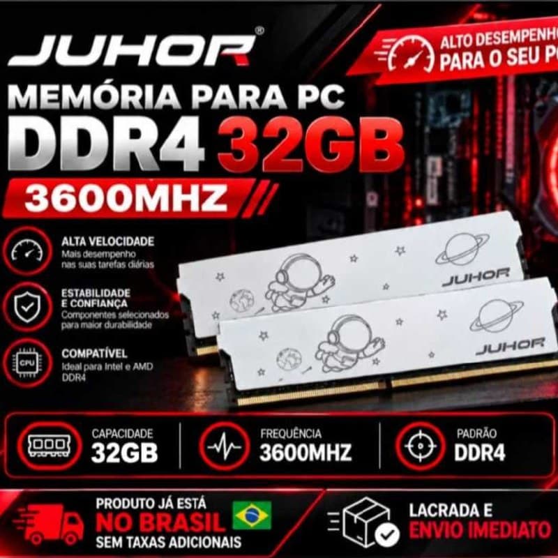 Kit Memória DDR4 3600MHz 2x16GB